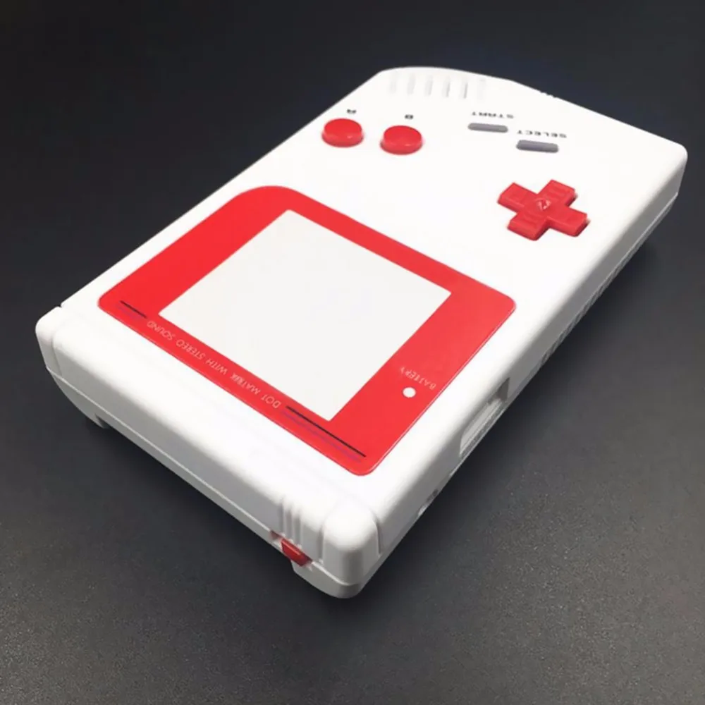 Замена красный + белый корпус Корпуса части пластины для nintendo приставка Gameboy GB |