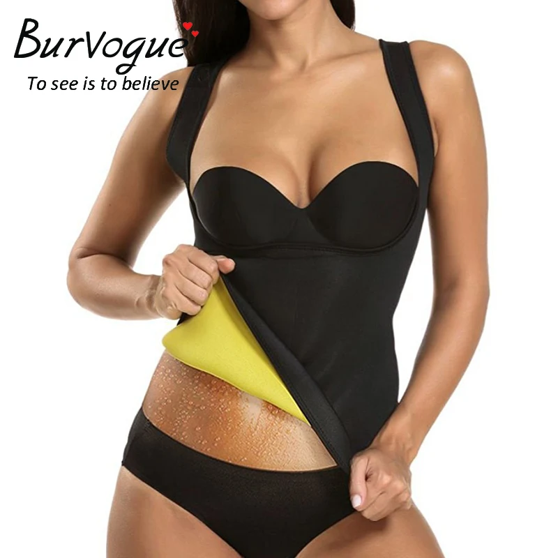 Утягивающий жилет из неопрена Burvogue моделирующий корсет нейлона для тренировок