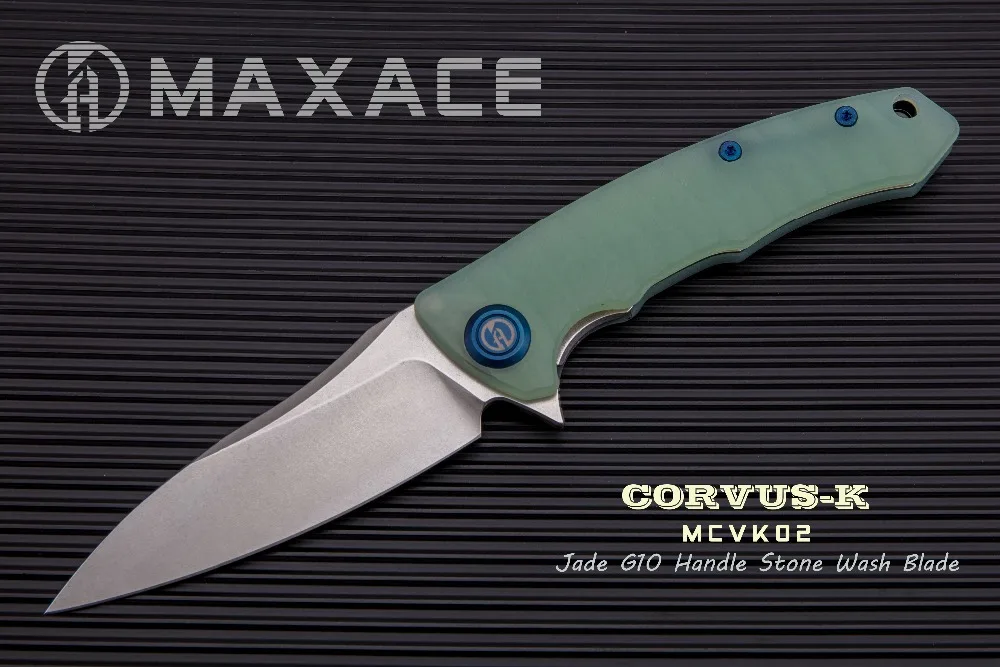 Maxace Corvus K складной нож Походный K110 стальной stonewash|Уличные инструменты| |