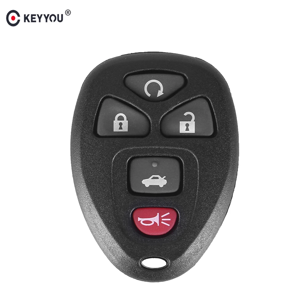 Брелок чехол KEYYOU для автомобильного ключа 5 кнопок Buick Lacrosse Cadillac Chevrolet Malibu Pontiac G5