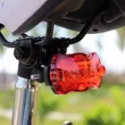 Задний фонарь безопасности для велосипеда, 5 светодиодов, красный светильник с креплением на велосипед, Аксессуары для велосипеда, самая низкая цена #35