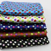 1 meter x 1 48 meter craft diy polyester satin material soft polka dots charmeuse fabric children print
