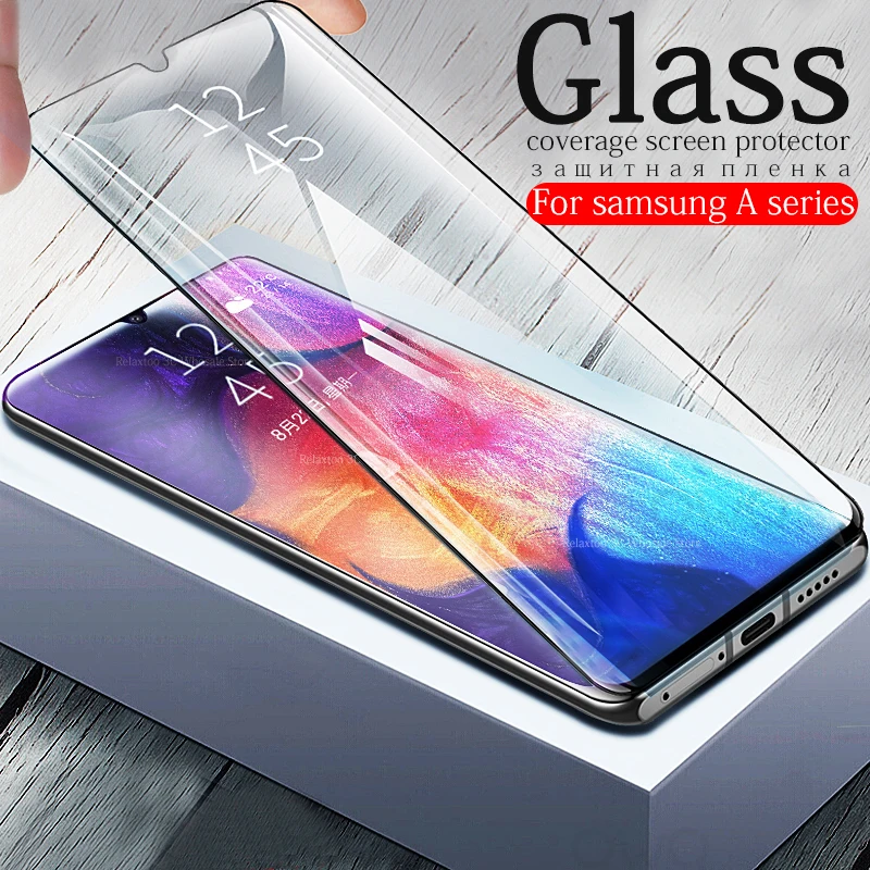 Закаленное стекло 9H для Samsung Galaxy A50 A40 A30 A70 2019 защита экрана Защитное samsung a 70 40 50