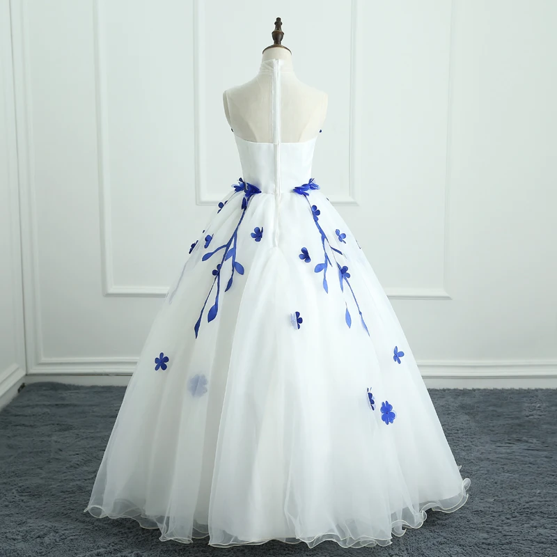 Кружевное бальное платье с открытыми плечами Mrs Win Engerla лямкой на шее|designer quinceanera