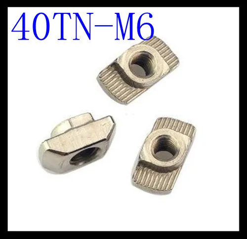 T гайка головка молотка M6 разъем Никель покрытием для 40 серии щелей 8 M4 M5 M8