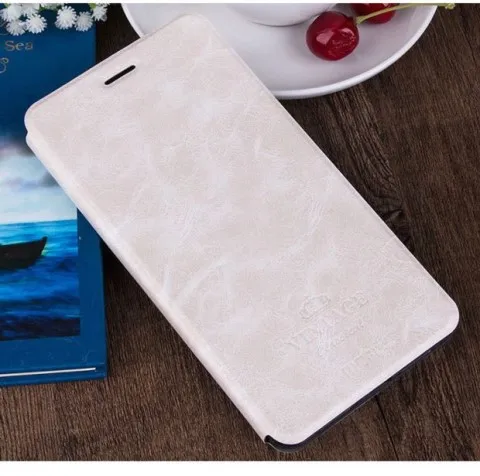 Стандартный чехол Mofi для Xiaomi Redmi 4 С Откидывающейся Крышкой из искусственной кожи+ задняя крышка из ТПУ для Xiaomi Redmi 4 защитный чехол с отделением для карт - Цвет: White