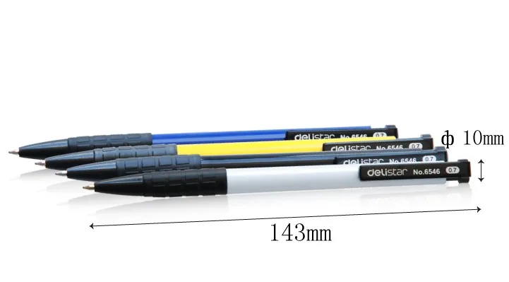 36 шт./кор. творческий простой нажатия шариковая ручка синие чернила пластиковая