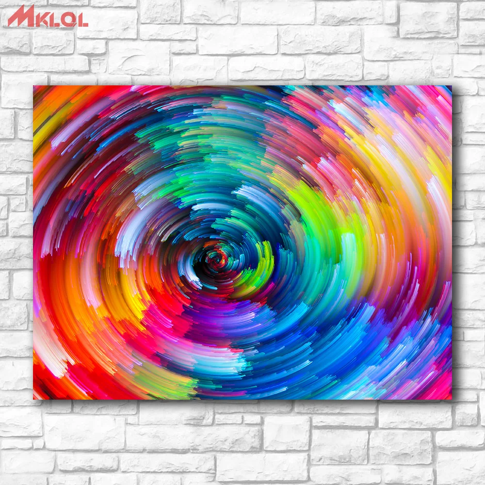 Модная масляная живопись 5-(5) цветные линии Рисование облаков домашний декор на
