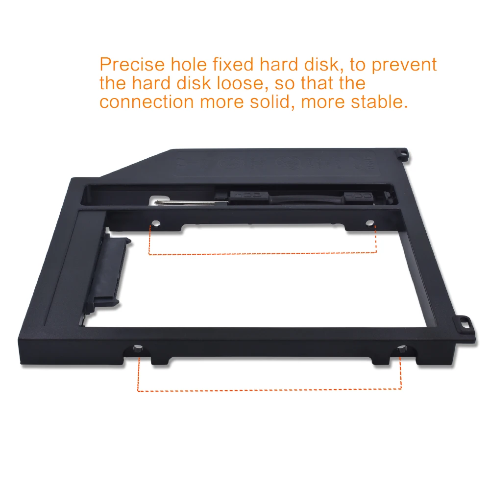 TISHRIC для Macbook Pro 13 "15" 17 "Корпус SATA 3 0 Caddy 2nd 2 5 HDD SSD жесткий диск Optibay 9/9. мм Superdrive