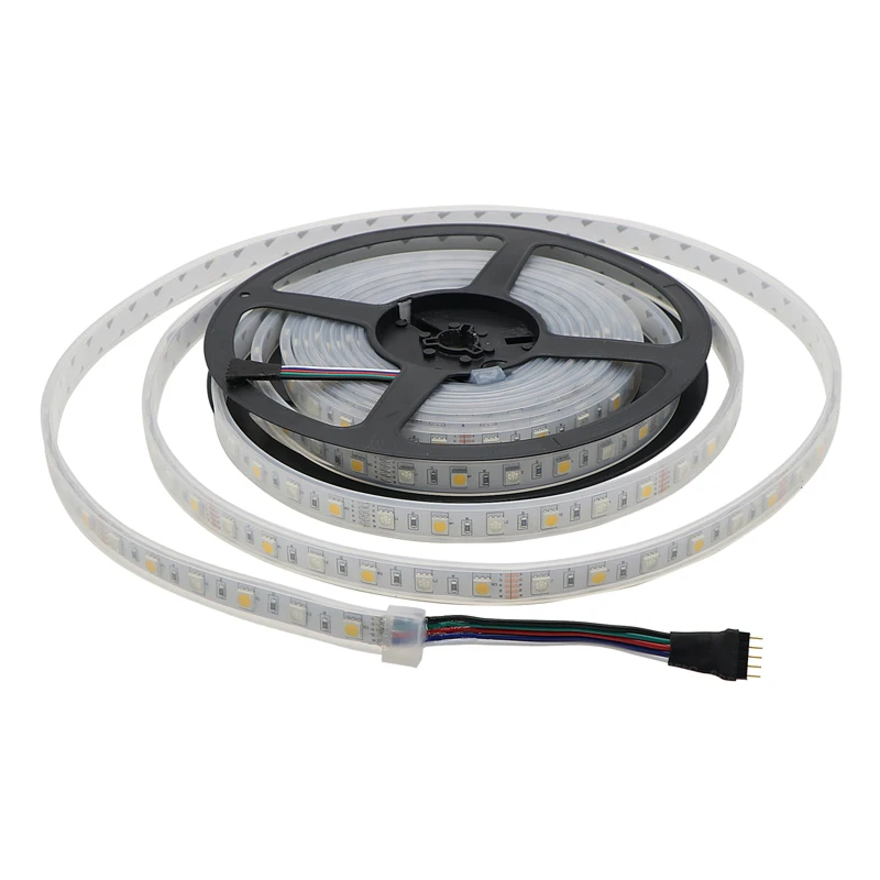 SZYOUMY 5M RGBW RGBWW Strip Light 5050 SMD DC 12V 60leds/m Waterproof IP67 Led + 40 Key Controller Power Adapter | Лампы и освещение
