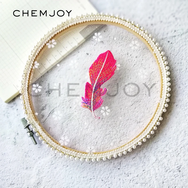 Adhesive Stick on Feather Patch for Women Clothes Cute Embroidery Appliques Stickers Can Stuck Without Ironing | Дом и сад