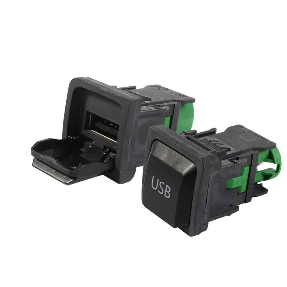 12V USB сплиттер адаптер розетка для зарядки из АБС-пластика Volkswagen VW GOLF MK6 BORA RCD310 |