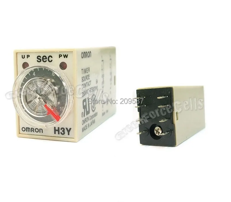 

Реле времени с задержкой мощности H3Y-2 DC 12V DPDT 10 seconds 8 pin
