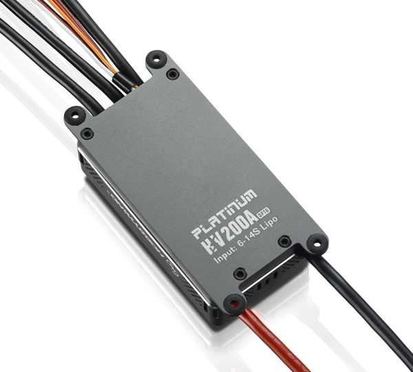 Hobbywing Platinum HV 200A V4 6 14S Lipo для радиоуправляемого вертолета|Детали и аксессуары| |