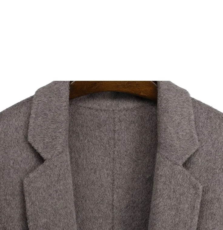 2018 осеннее женское модное пальто из шерсти и кашемира | Женская одежда