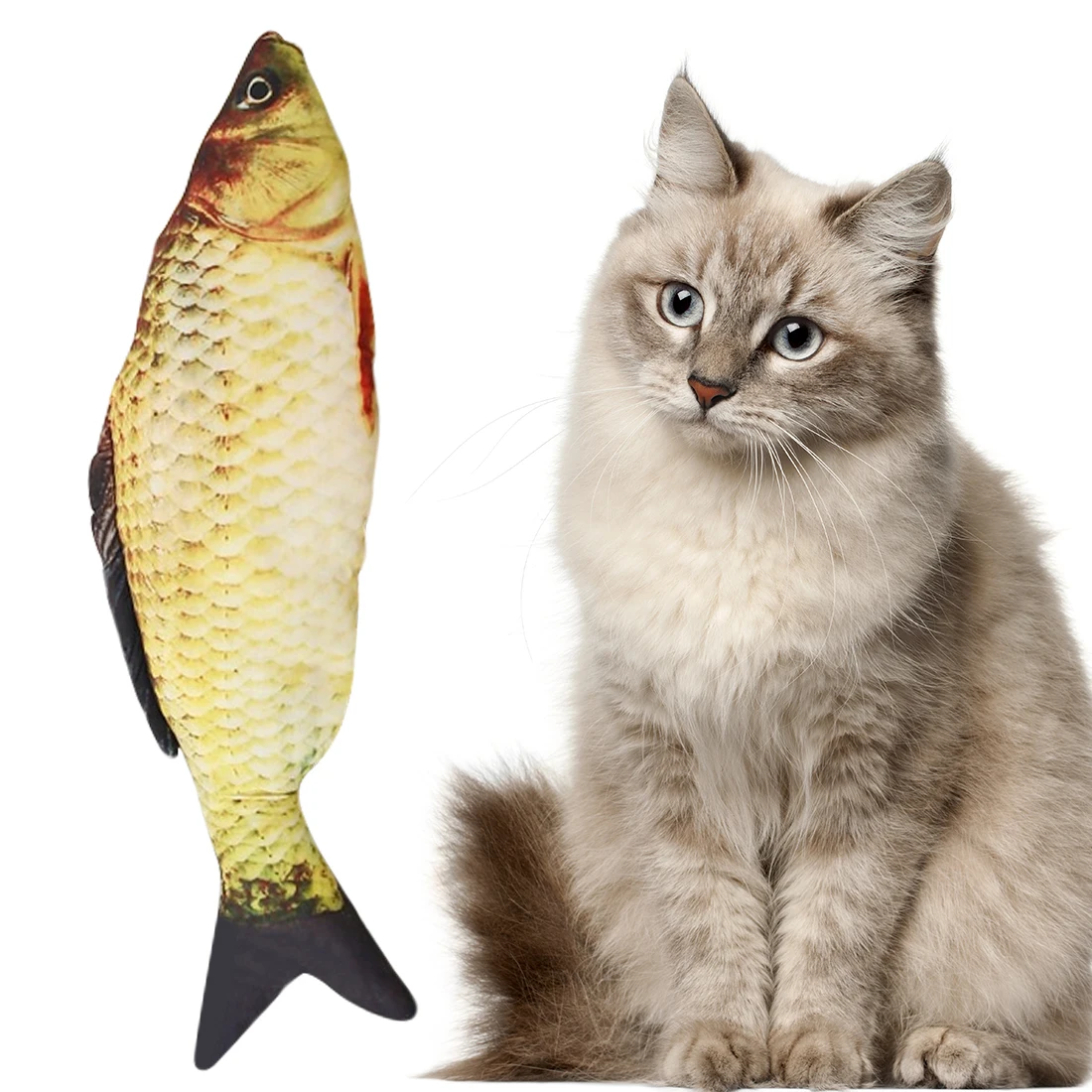 3D креативный питомец, кошка, котенок, жевательные игрушки для кошек, кошачья мята, мягкая Рыбка, интерактивный котенок, продукт для кошек, имитация рыбы, играющая игрушка
