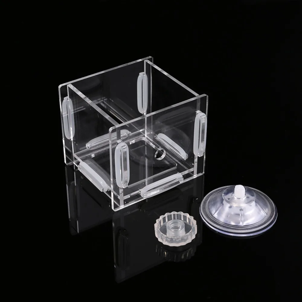 Рыбная кормушка с резервуаром аквариум чаша для кормления креветок блюдо на