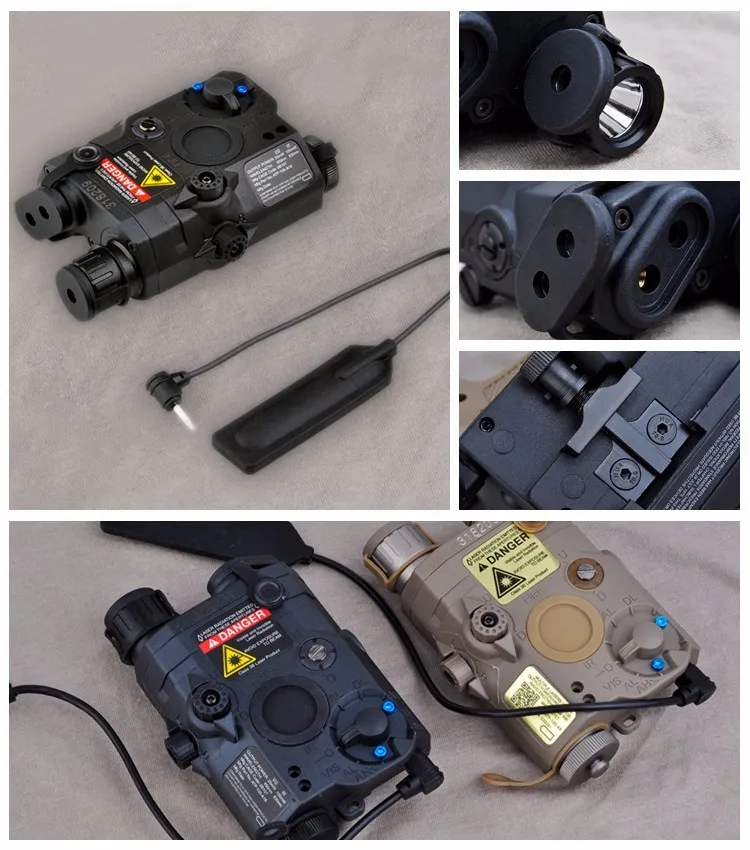 Element Airsoft LA AN/PEQ-15 винтовые огни Softair тактические красные точки интегрированы с