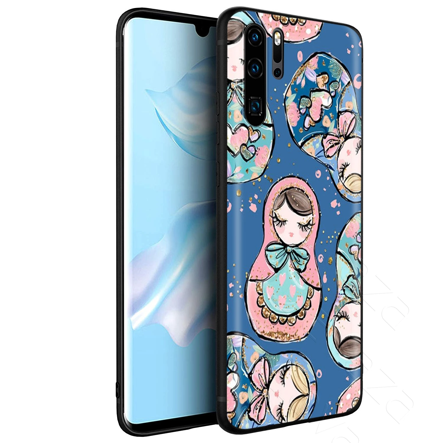 Lavaza Cute Russian Dolls Matryoshka Case for Huawei Mate Y7 Y9 P8 P9 P10 P20 P30 P40 Max Lite Pro P Smart Mini |