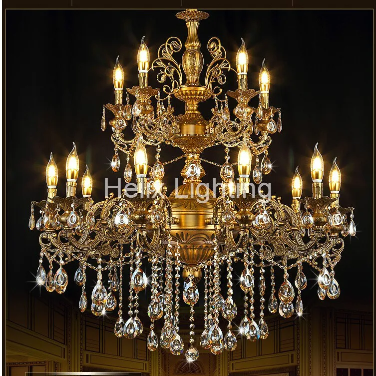 Бесплатная доставка новинка модная латунная цветная люстра s K9 кристаллы медная