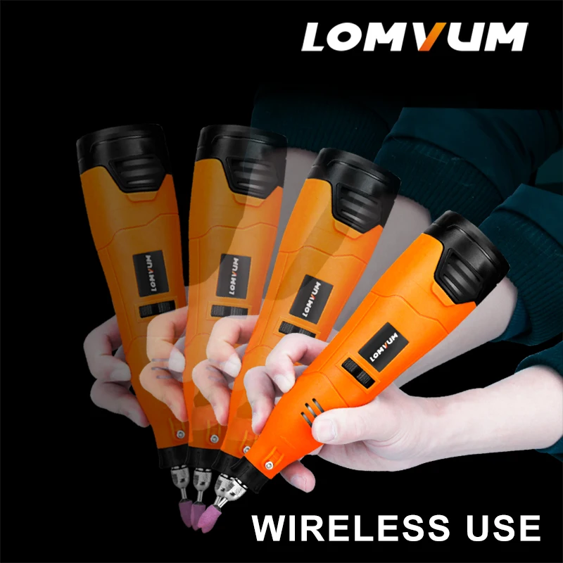 LOMVUM 12 В электрическая шлифовальная машина полировальная перезаряжаемая