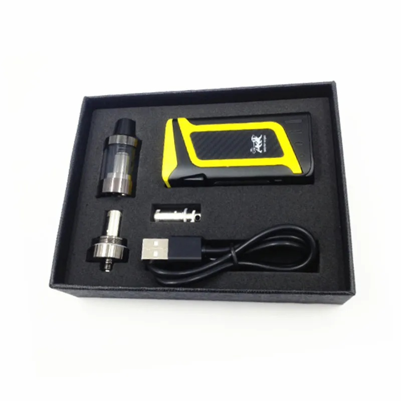 10 шт./лот Vape 80 Вт стартовый набор мод коробка vaper 2000 мАч батарея 510 металлический