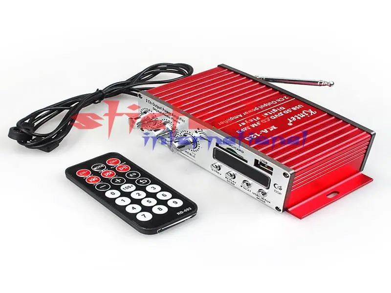 Аудиоусилитель Kinter MA - 120 12 В 10 шт. Hi-Fi с поддержкой FM SD USB ввод 2x20 Вт стерео карта