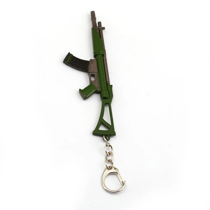 BL 25 12cm Игра Battle Royale Fortress брелок 12 см пистолет AK47 M4 AWM игрушка брелок для ключей металлический мужской автомобиль женская сумка Chveiro llavero ювелирные изделия - Цвет: BL 25 12cm