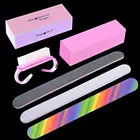 6 шт.компл., буферная пилка для дизайна ногтей, семейная деталь для лечения Ногтей, полировка для педикюра, полировка, полировка, сделай сам, инструмент для красоты ногтей