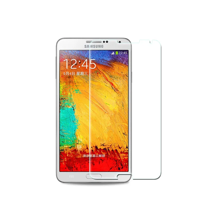 Высокое качество 9H 0 26 мм защита экрана закаленное стекло для samsung note2 3 4 5 8 galaxy S3 S4 S5