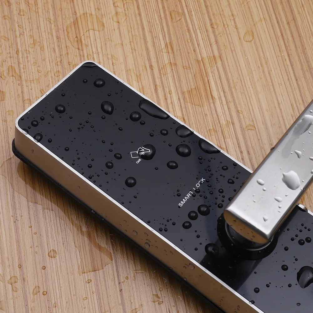 Waterproof Electronic door lock Fingerprint Lock Biometric Door with Wifi Bluetooth Digital Keyless Security | Безопасность и
