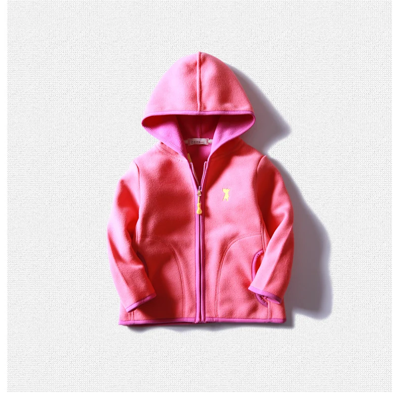 Демисезонный дети Верхняя одежда куртки pinkycolor флис теплая детская Толстовки