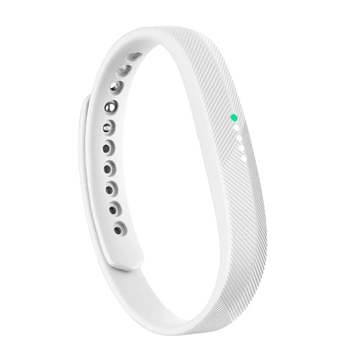Белый Honecumi для Fitbit Flex 2 напульсник 10 цветов фитнес-трекер для Fitbit Flex2 Замена браслета спортивные аксессуары - Цвет: Белый