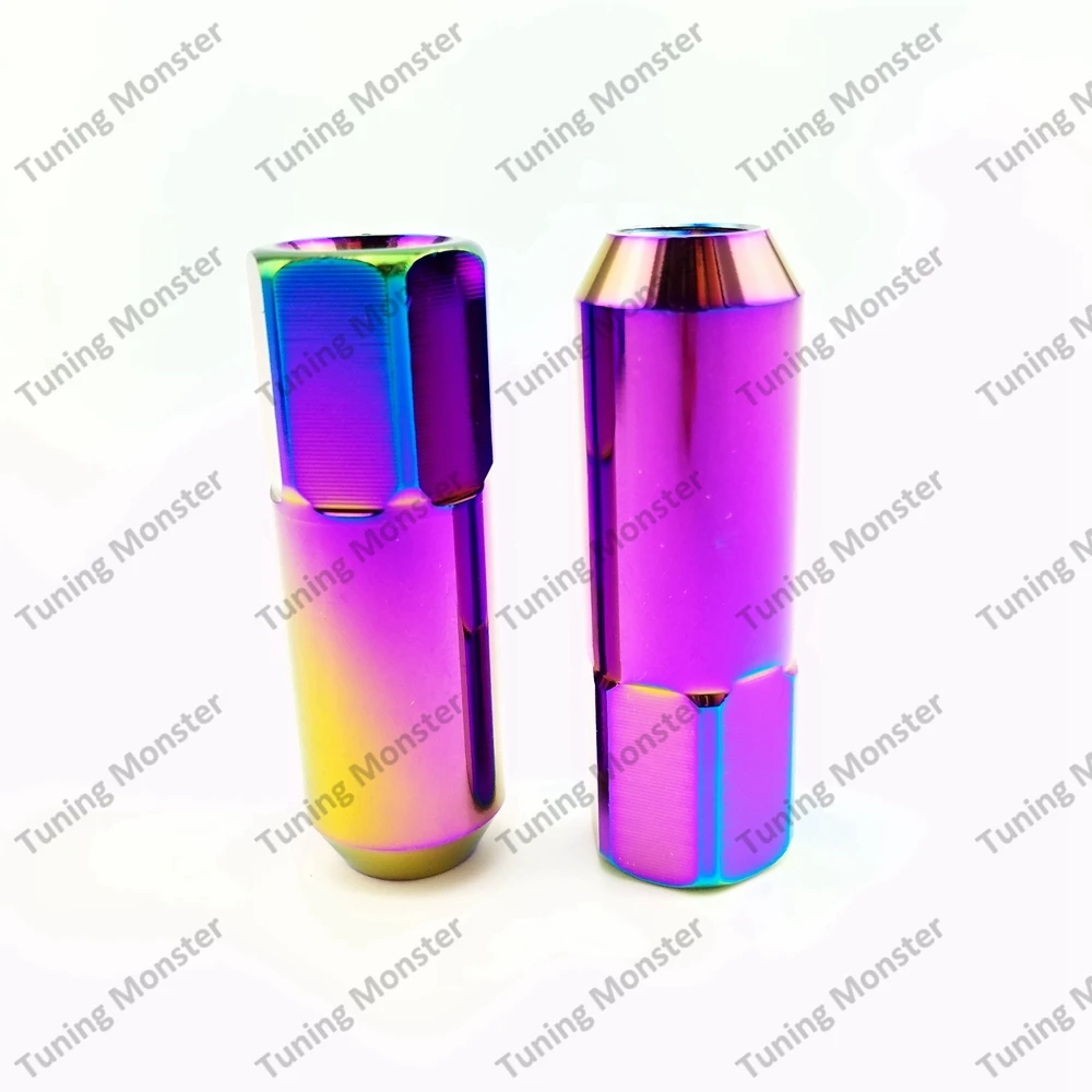 Бесплатная доставка 20 шт./компл. M12x1.5/1 25 гоночные кованые 7075 Алюминиевые гайки L: 60