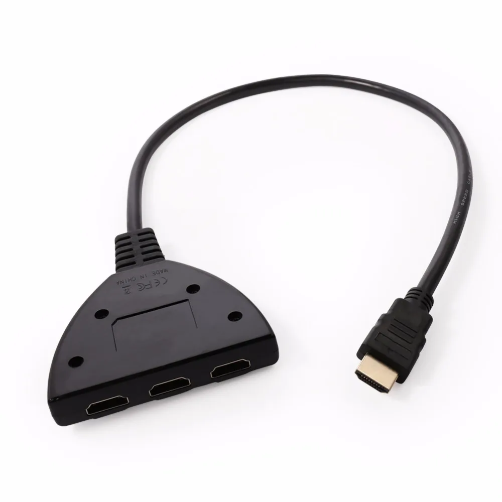 SSRIVER 4K*2K 3D Mini 3 Port HDMI Switch 1.4b 4K Switcher Splitter 1080P in 1 out Hub for DVD HDTV Xbox PS3 PS4 | Электроника
