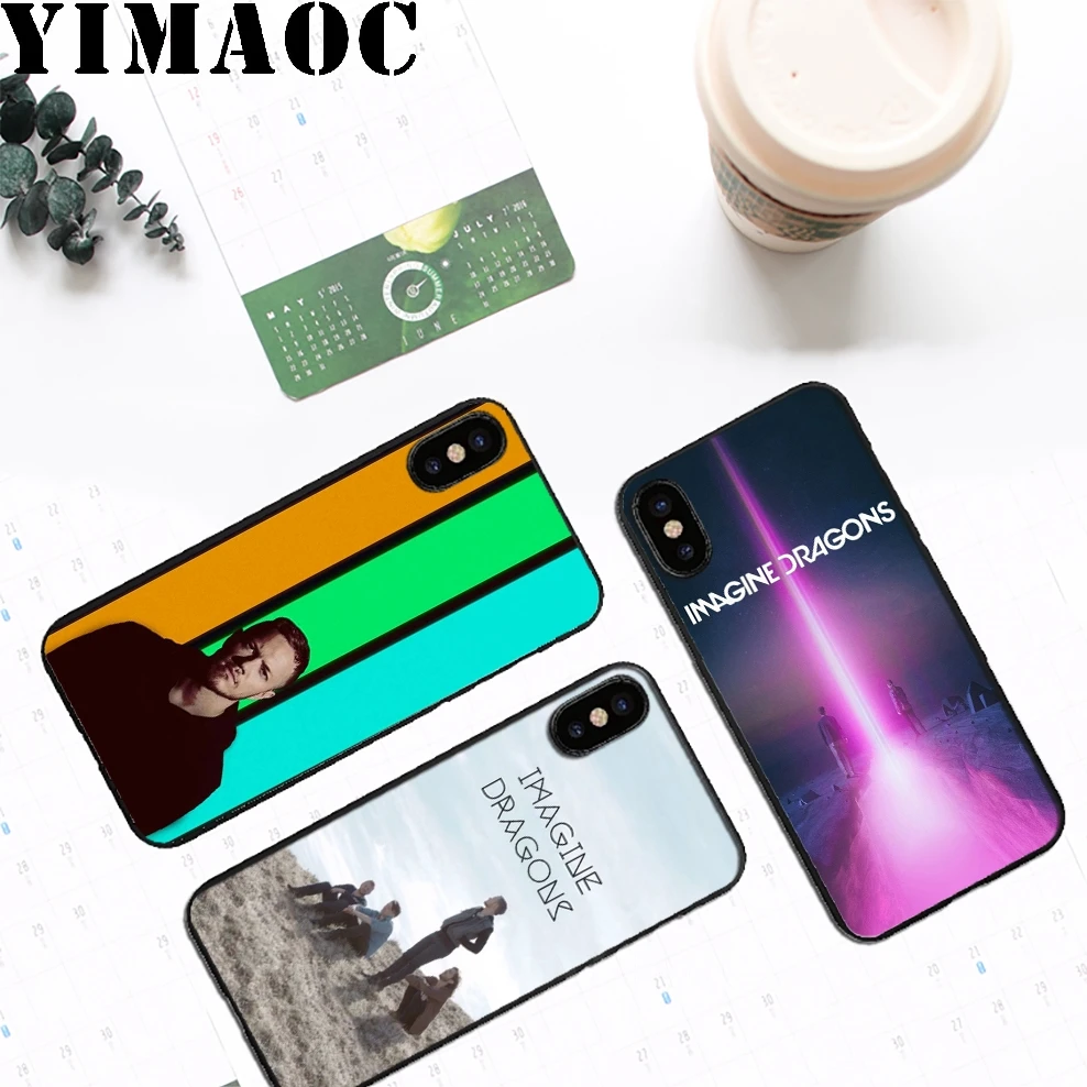 YIMAOC Imagine Dragons Soft Silicone Case for iPhone 11 Pro Xr Xs Max X or 10 8 7 6 6S Plus 5 5S SE |