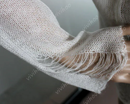 Демисезонный шерстяной трикотаж Свитер с длинными рукавами Для женщин вырез