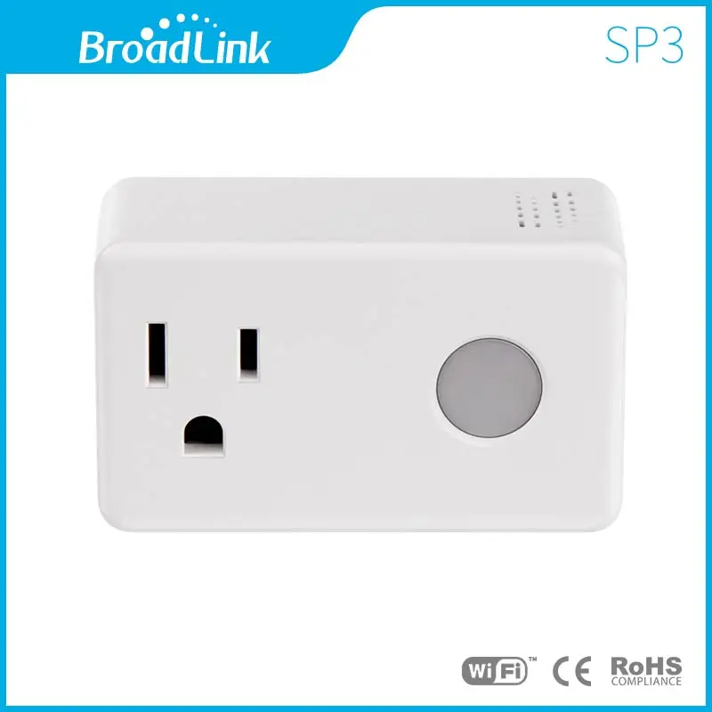Broadlink SP3/Contros умный Wi Fi пульт дистанционного управления розетка 16A 3500 Вт IOS Android