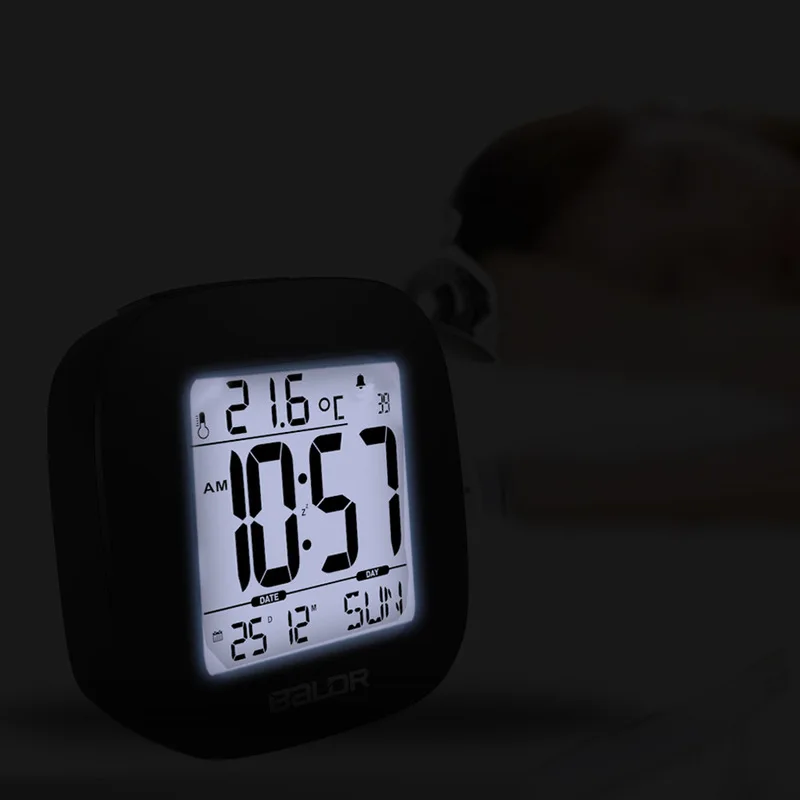Electronic Projection Stopwatch Table Wake Up Light Alarm Clock Snooze Backlight Temperature Display Date Multifunction | Дом и сад