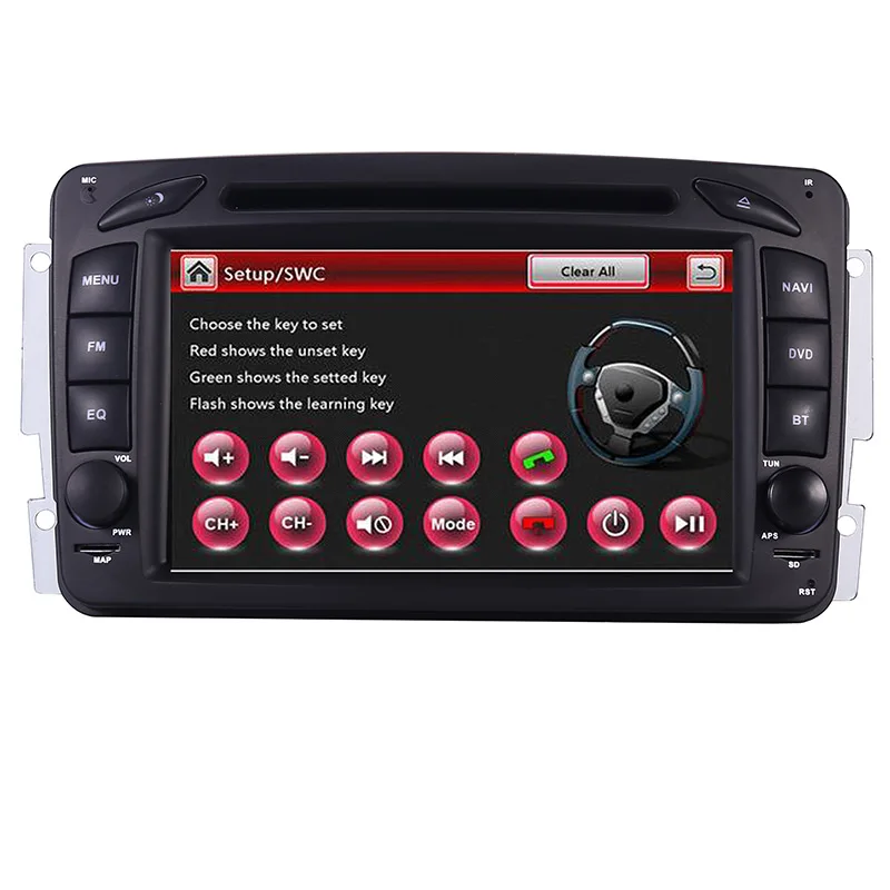 2din 7 дюймов Автомобильный dvd-плеер для Mercedes Benz CLK W209 W203 W208 W463 3g gps Bluetooth Радио стерео Автомобильная Мультимедийная система Navi