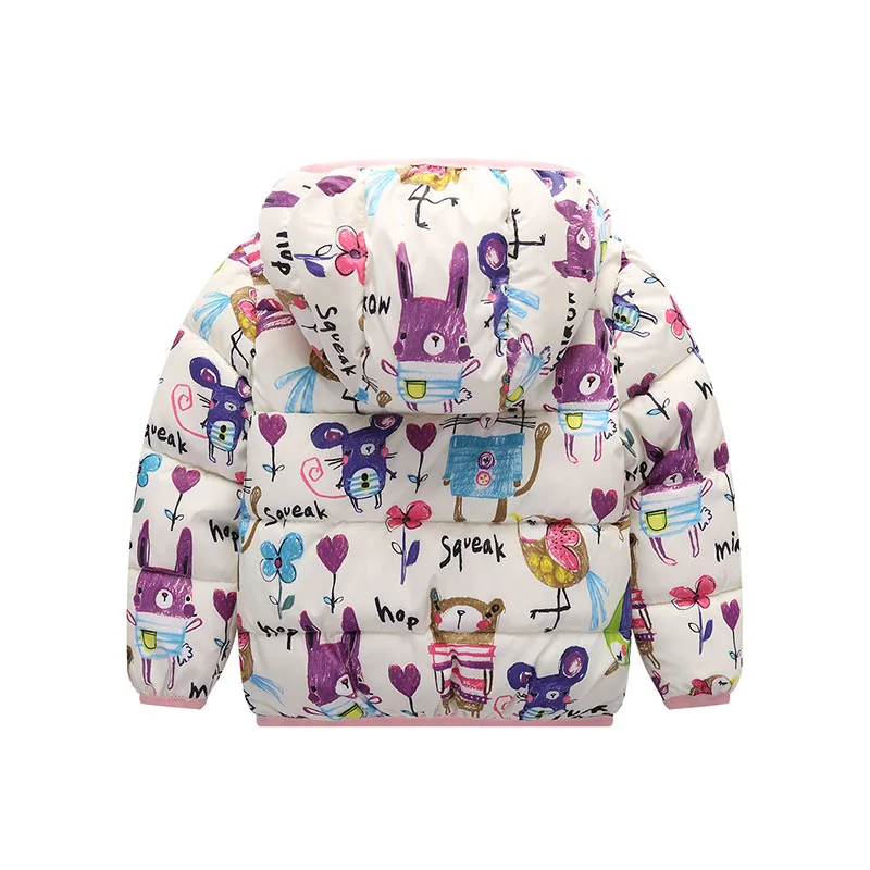 Обувь для мальчиков зимние хлопковые Перо Подпушка пальто Детская верхняя