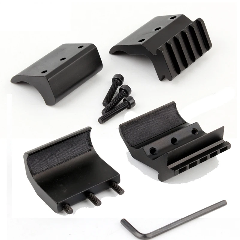 1 шт. 2 стиля Одиночная/двойная трубка для ружья Пикатинни рельсовый адаптер 20 мм