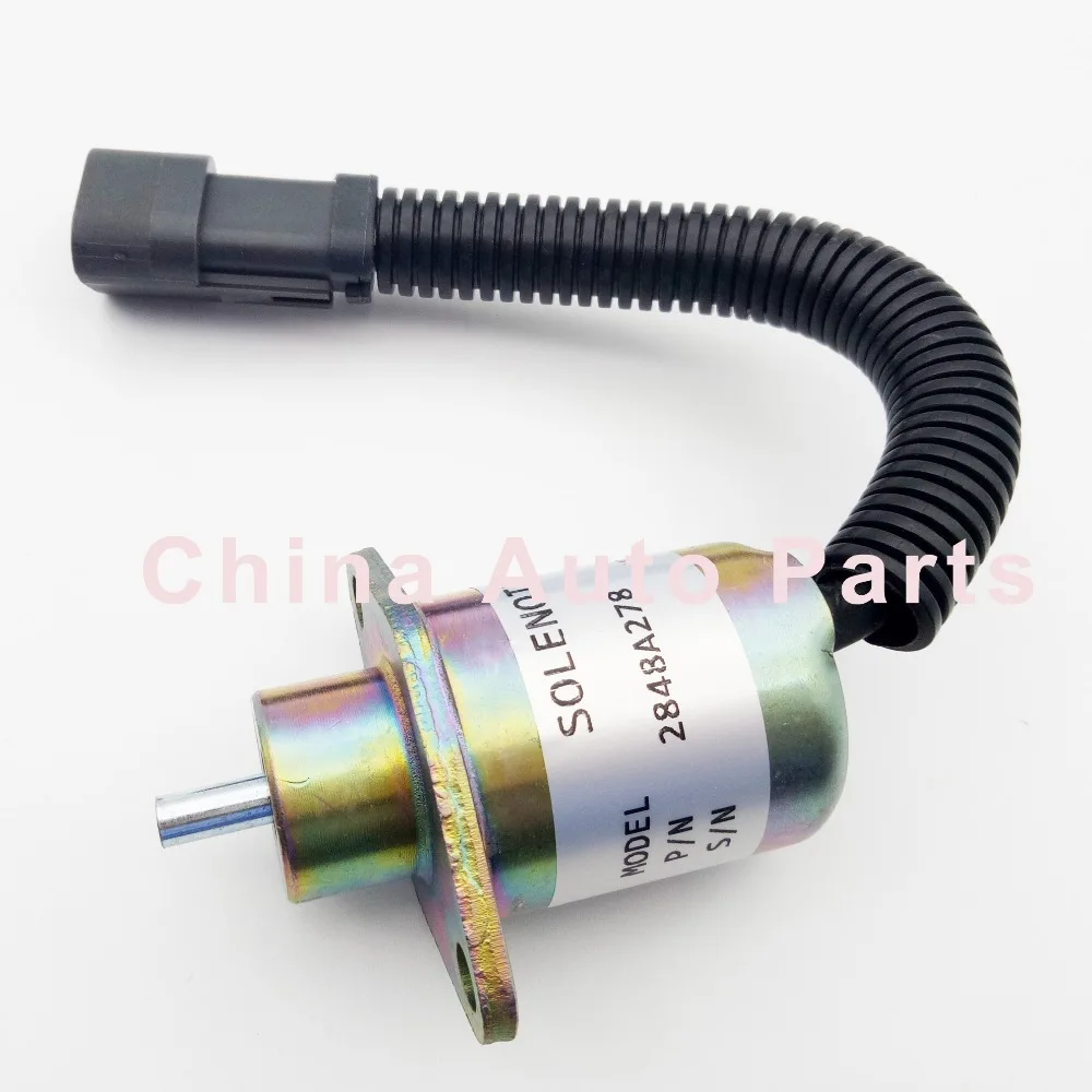 12V Электромагнит отключения подачи топлива 2848A278 для двигателя UB704|engine|engine 24v |