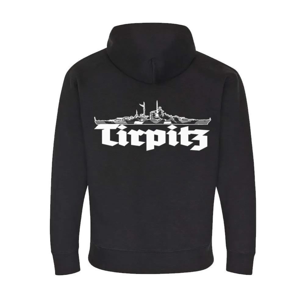Свитшот с капюшоном Schlachtschiff Tirpitz Wappen Schiff Bismarck klase Wk deuтребуется морской капузен