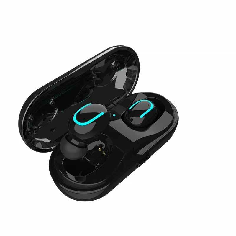Автоматически Сопряжение Bluetooth 5 0 Беспроводные наушники с зарядным устройством