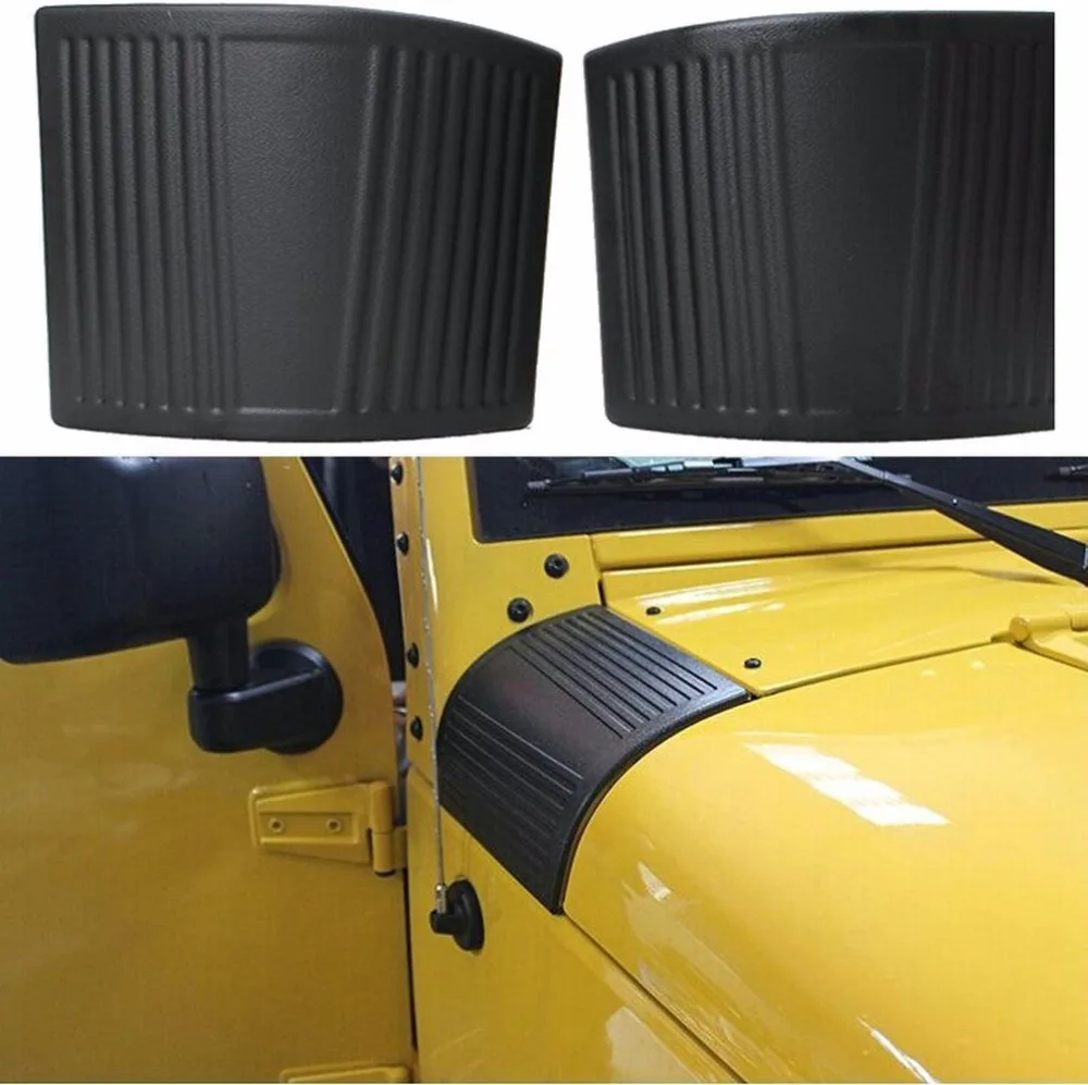 Бесплатная доставка! 2шт SUV Body Armor ABS Пластиковый обтекатель чехол для Jeep Wrangler JK