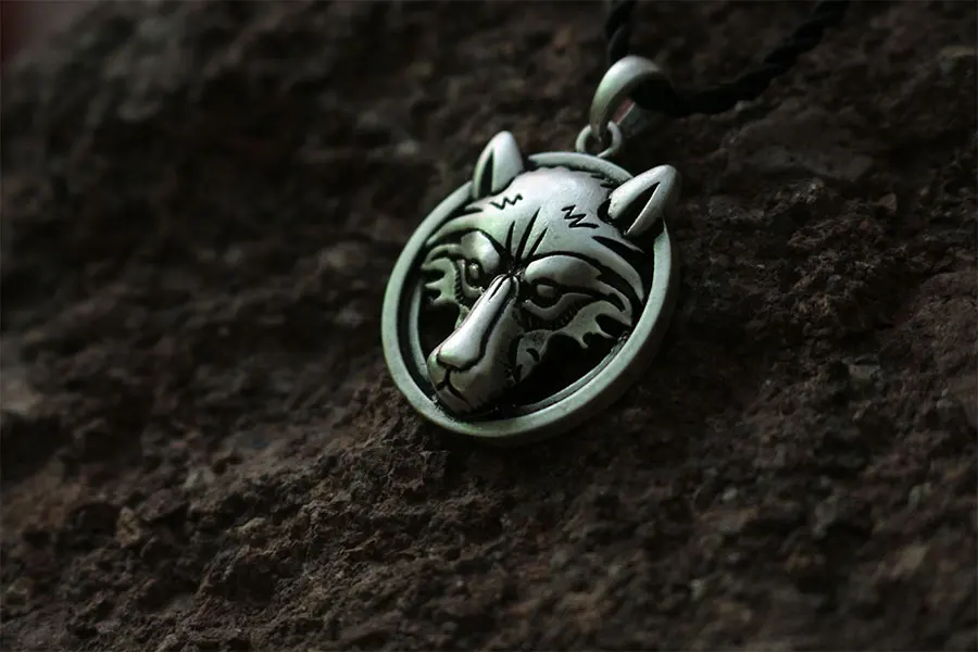 10 шт. оптовая продажа в стиле норвежских викингов кулон ожерелье Norse волк