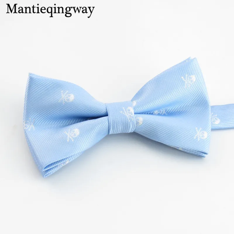 Mantieqingway популярный бренд галстуки с бантом для мужчин Свадебный Жених мужской