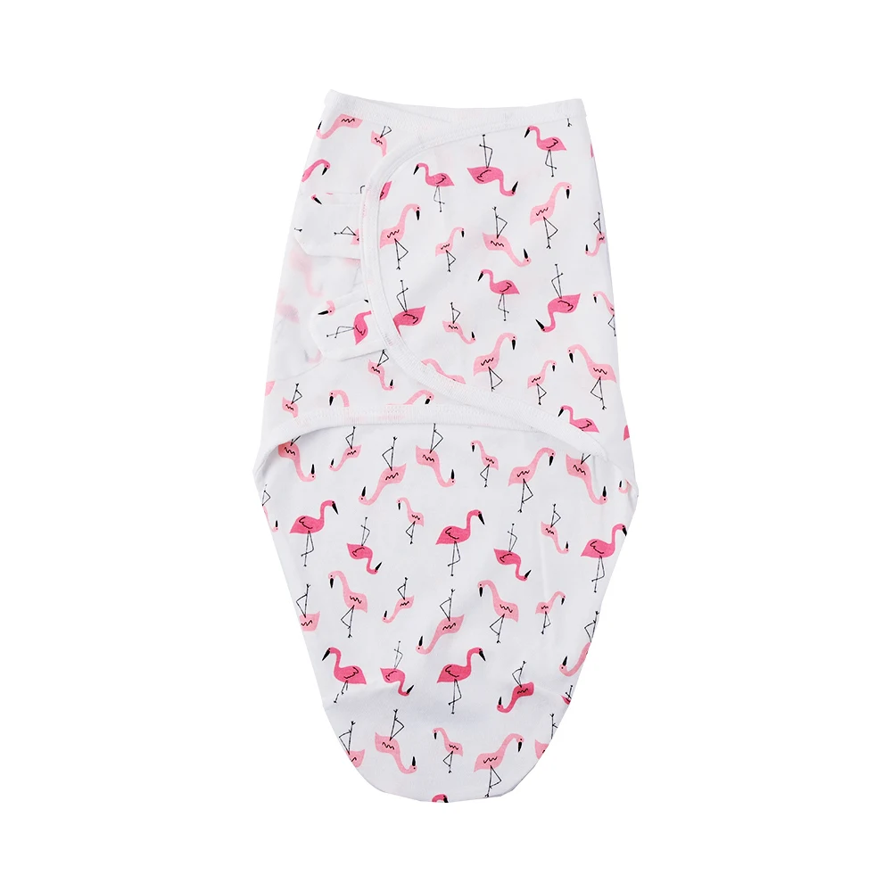 Flamingo(S) 1 шт., спальный мешок для новорожденных, для малышей, хлопковая коляска, Пеленальное Одеяло, Bebe, весна-лето, мягкие спальные принадлежности с цветочным рисунком, постельные принадлежности - Цвет: Flamingo(S)