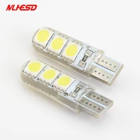 100x car styling t10 5050 6smd led canbus car lights strobe reading light auto clearance light car license plate light universal